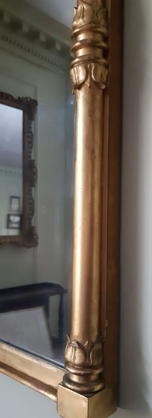 GILT PIER MIRROR REGENCY - ADDITIONAL PHOTO 4