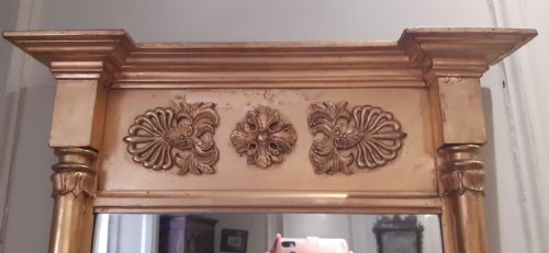 GILT PIER MIRROR REGENCY - ADDITIONAL PHOTO 6