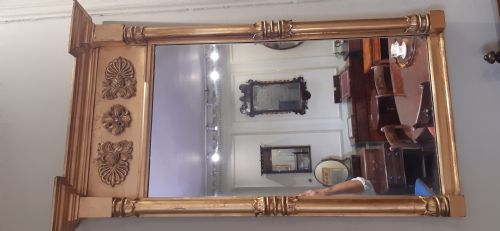 GILT PIER MIRROR REGENCY - ADDITIONAL PHOTO 9