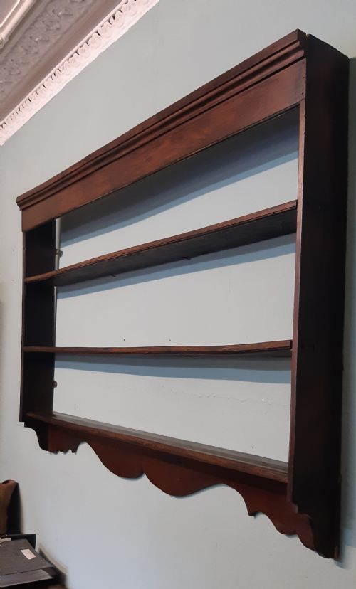 LARGE OAK AND ELM HANGING RACK SHELVES - ADDITIONAL PHOTO 1