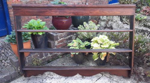 LARGE OAK AND ELM HANGING RACK SHELVES - ADDITIONAL PHOTO 7