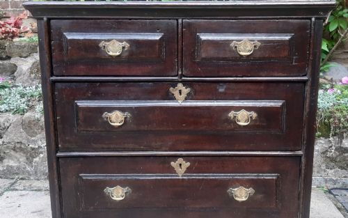 17TH CENTURY OAK CHEST OF DRAWERS - ADDITIONAL PHOTO 6