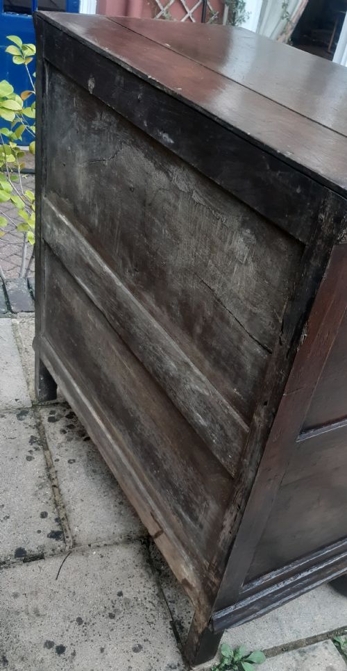 17TH CENTURY OAK CHEST OF DRAWERS - ADDITIONAL PHOTO 9