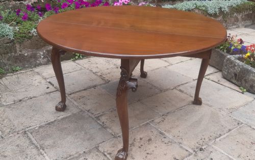 SUPERB GEORGIAN DROP LEAF TABLE - ADDITIONAL PHOTO 1