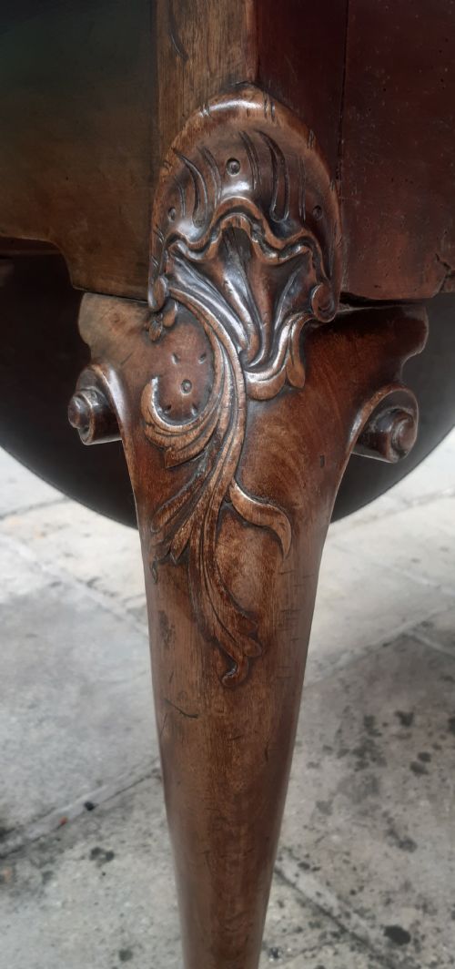 SUPERB GEORGIAN DROP LEAF TABLE - ADDITIONAL PHOTO 7