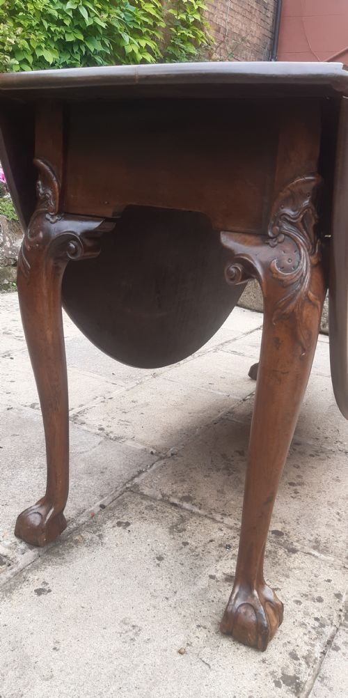 SUPERB GEORGIAN DROP LEAF TABLE - ADDITIONAL PHOTO 16