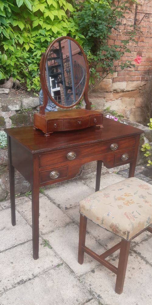 GEORGIAN MAHOGANY DRESSING TABLE - ADDITIONAL PHOTO 6