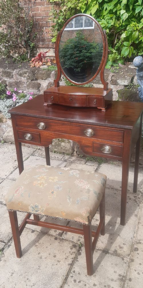 GEORGIAN MAHOGANY DRESSING TABLE - ADDITIONAL PHOTO 7