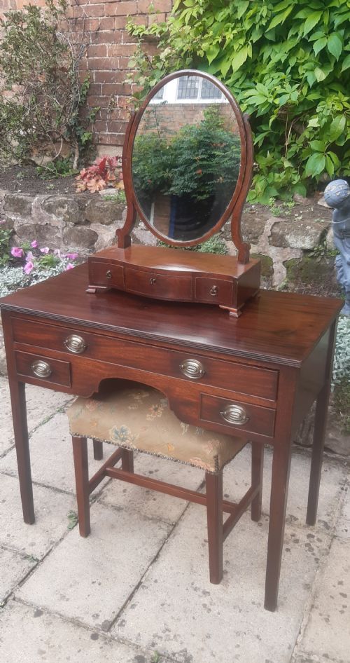 GEORGIAN MAHOGANY DRESSING TABLE - ADDITIONAL PHOTO 8