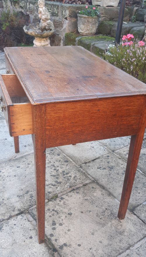 GEORGIAN OAK SIDE TABLE - ADDITIONAL PHOTO 7