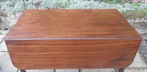 MAHOGANY PEMBROKE DINING TABLE - ADDITIONAL PHOTO 1