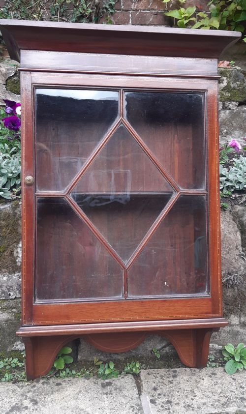 SUPER EDWARDIAN DISPLAY WALL CABINET - ADDITIONAL PHOTO 6
