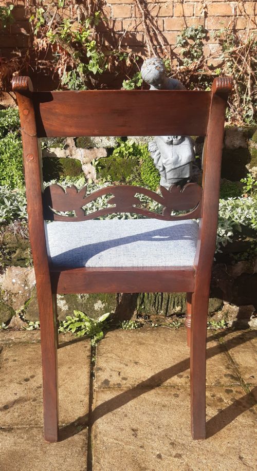 DESK CHAIR REGENCY MAHOGANY - ADDITIONAL PHOTO 4