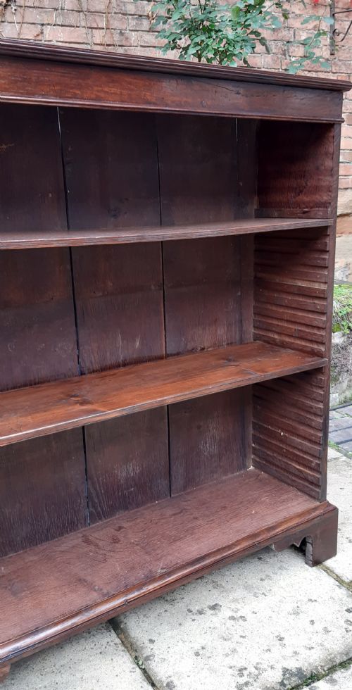 GEORGIAN OAK BOOKCASE - ADDITIONAL PHOTO 2