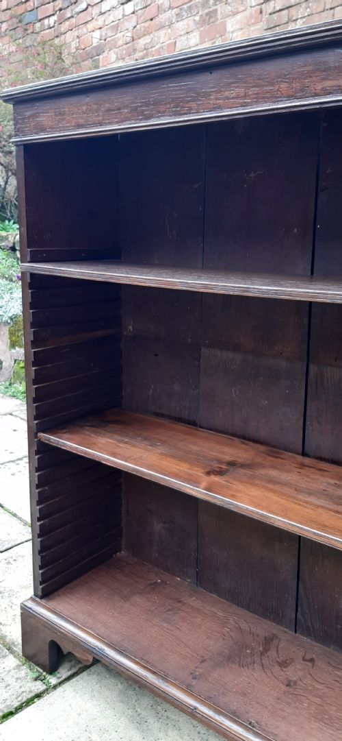 GEORGIAN OAK BOOKCASE - ADDITIONAL PHOTO 3