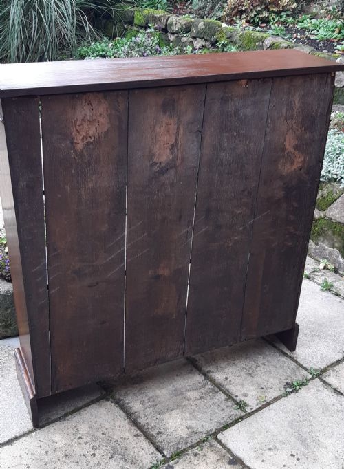 GEORGIAN OAK BOOKCASE - ADDITIONAL PHOTO 9