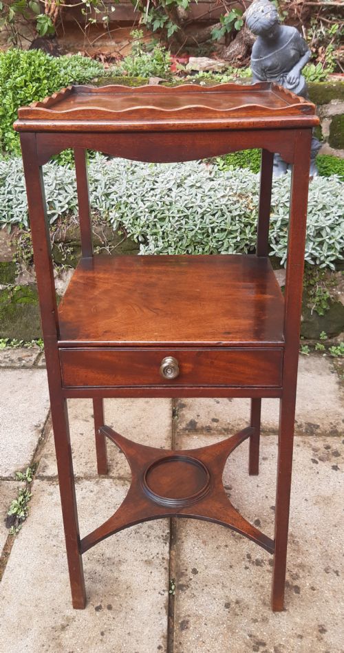 bedside table mahogany - CATEGORY: ANTIQUE CABINETS - DATED 1800