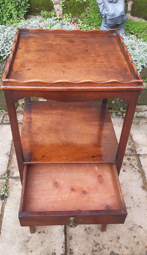 BEDSIDE TABLE MAHOGANY - ADDITIONAL PHOTO 2
