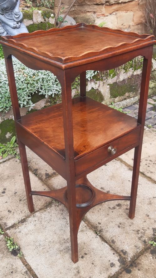 BEDSIDE TABLE MAHOGANY - ADDITIONAL PHOTO 3