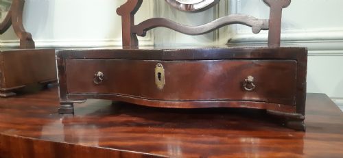 MAHOGANY TOILET DRESSING TABLE MIRROR - ADDITIONAL PHOTO 2