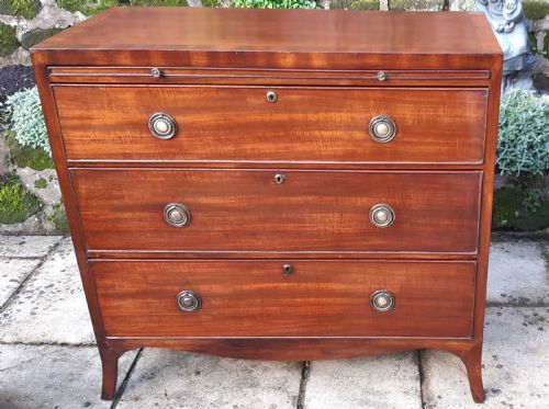 MAHOGANY CHEST OF DRAWERS REGENCY - ADDITIONAL PHOTO 2