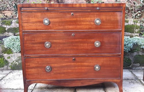 MAHOGANY CHEST OF DRAWERS REGENCY - ADDITIONAL PHOTO 3