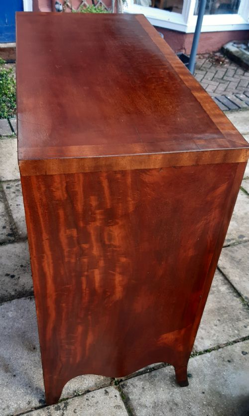 MAHOGANY CHEST OF DRAWERS REGENCY - ADDITIONAL PHOTO 7