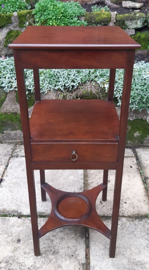 small mahogany bedside table - CATEGORY: ANTIQUE CABINETS - DATED 1800