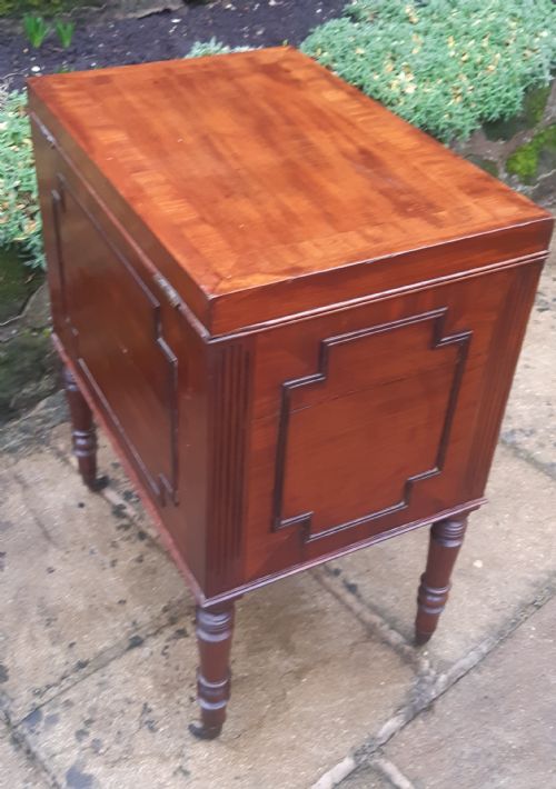 A RARE AND BEAUTIFUL WINE COOLER OR CELLARETTE - ADDITIONAL PHOTO 10
