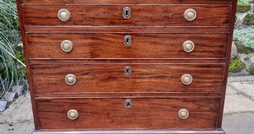 LOVELY GEORGIAN CHEST OF DRAWERS MAHOGANY - ADDITIONAL PHOTO 5