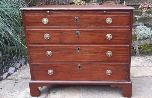 LOVELY GEORGIAN CHEST OF DRAWERS MAHOGANY - ADDITIONAL PHOTO 6