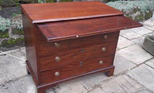 LOVELY GEORGIAN CHEST OF DRAWERS MAHOGANY - ADDITIONAL PHOTO 8