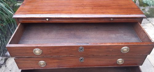 LOVELY GEORGIAN CHEST OF DRAWERS MAHOGANY - ADDITIONAL PHOTO 10