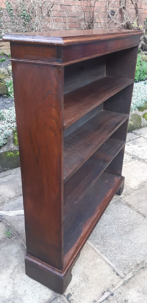 OAK BOOKCASE BOOKSHELF OPEN - ADDITIONAL PHOTO 1