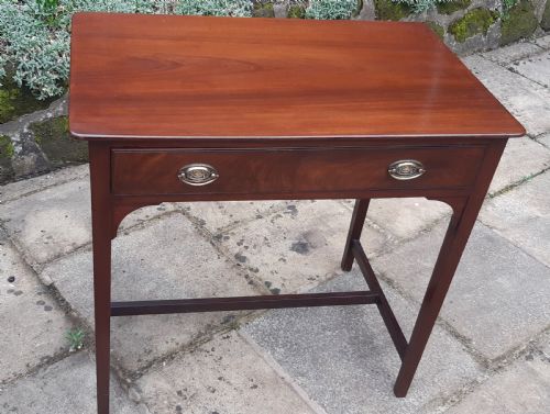 GEORGIAN MAHOGANY SIDE TABLE - ADDITIONAL PHOTO 5