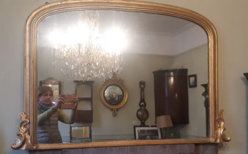 VICTORIAN GILT OVERMANTLE - ADDITIONAL PHOTO 1
