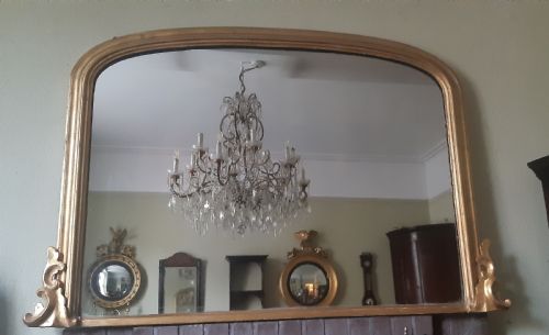 VICTORIAN GILT OVERMANTLE - ADDITIONAL PHOTO 2