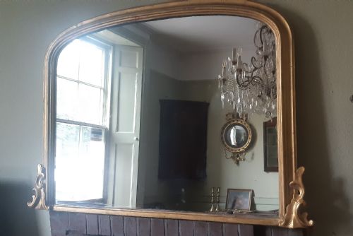 VICTORIAN GILT OVERMANTLE - ADDITIONAL PHOTO 3