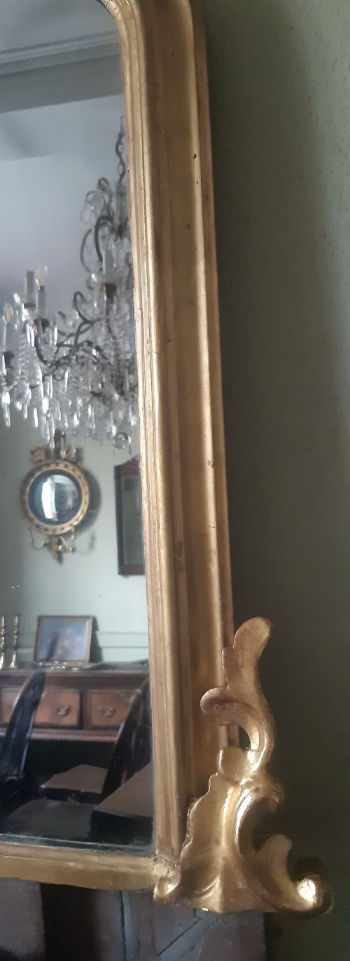 VICTORIAN GILT OVERMANTLE - ADDITIONAL PHOTO 4
