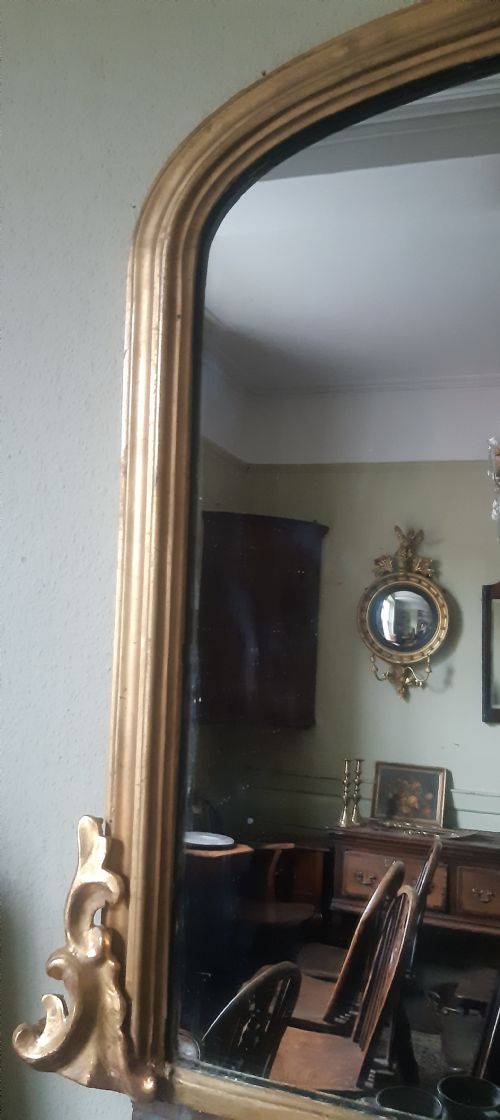 VICTORIAN GILT OVERMANTLE - ADDITIONAL PHOTO 5