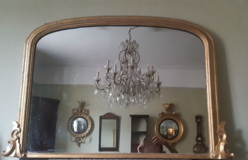 VICTORIAN GILT OVERMANTLE - ADDITIONAL PHOTO 7