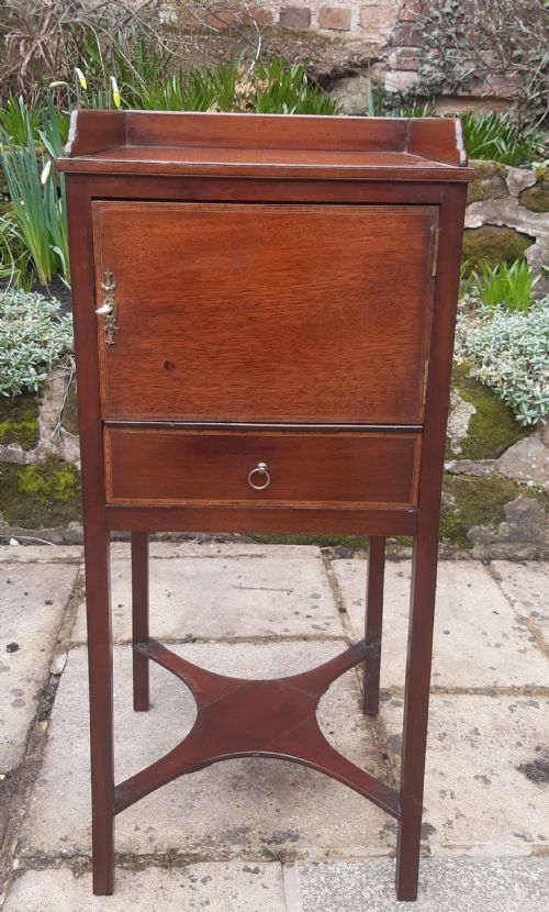 bedside cupboard table - CATEGORY: ANTIQUE CUPBOARDS - DATED 1800