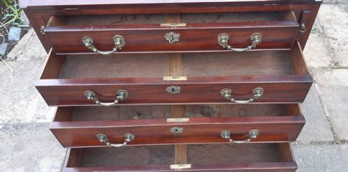 STUNNING SMALL BUREAU BOOKCASE GEORGE 111 - ADDITIONAL PHOTO 7
