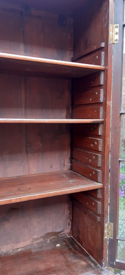 STUNNING SMALL BUREAU BOOKCASE GEORGE 111 - ADDITIONAL PHOTO 10