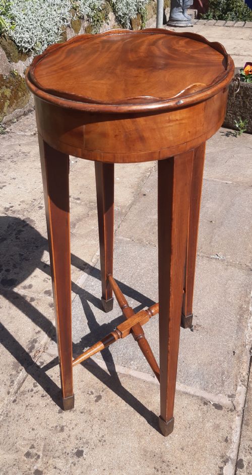 18TH CENTURY GEORGIAN KETTLE LAMP STAND MAHOGANY - ADDITIONAL PHOTO 7