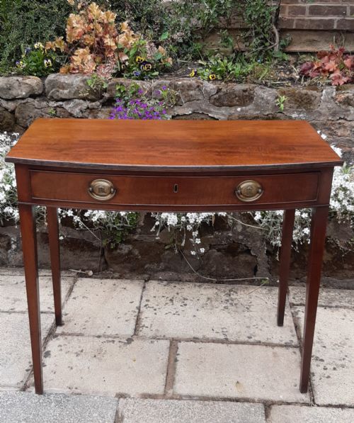 georgian mahogany dressing side writing table - CATEGORY: ANTIQUE TABLES - DATED 1800
