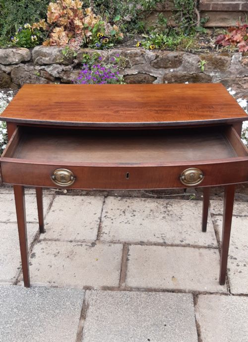 GEORGIAN MAHOGANY DRESSING SIDE WRITING TABLE - ADDITIONAL PHOTO 5