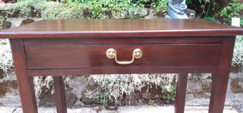 NARROW HALL SIDE TABLE GEORGIAN MAHOGANY - ADDITIONAL PHOTO 1