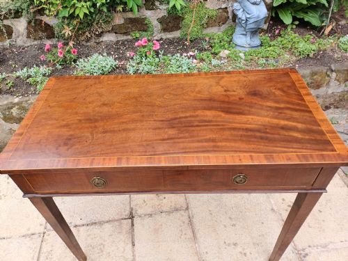 SUPER GEORGIAN MAHOGANY SIDE TABLE - ADDITIONAL PHOTO 1