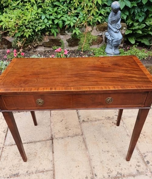 SUPER GEORGIAN MAHOGANY SIDE TABLE - ADDITIONAL PHOTO 2